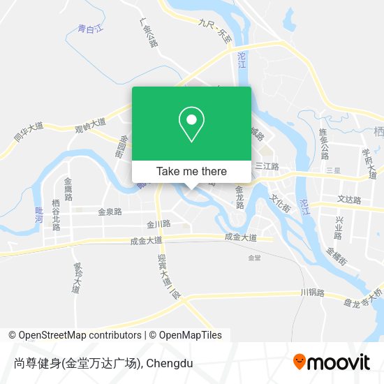 尚尊健身(金堂万达广场) map