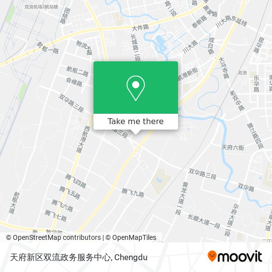 天府新区双流政务服务中心 map