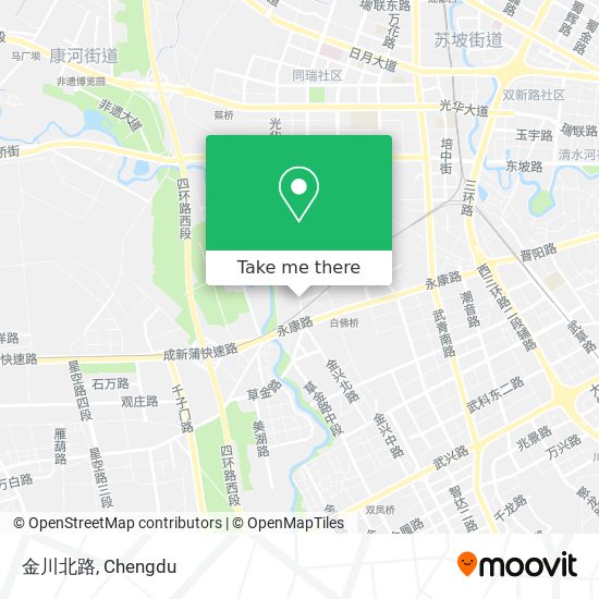 金川北路 map
