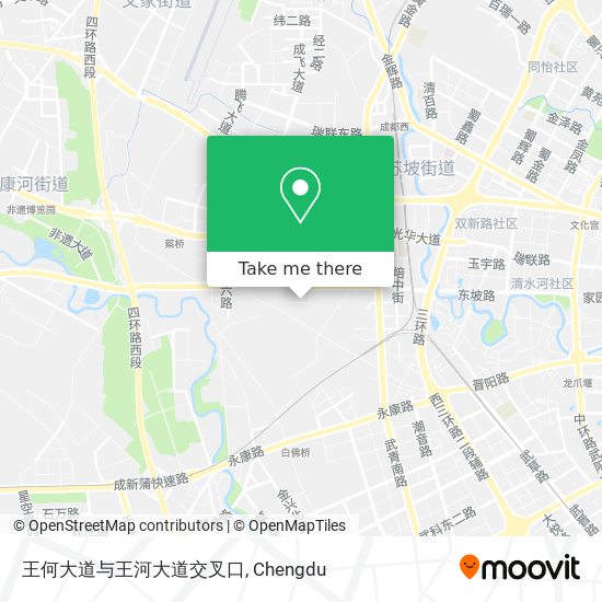 王何大道与王河大道交叉口 map