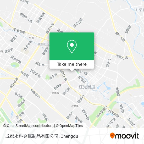 成都永科金属制品有限公司 map