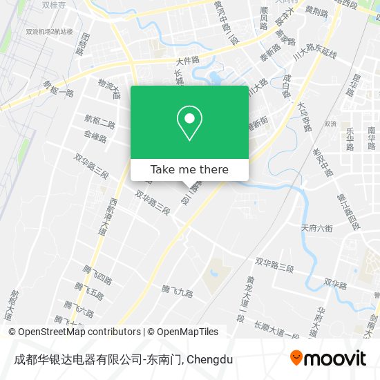 成都华银达电器有限公司-东南门 map
