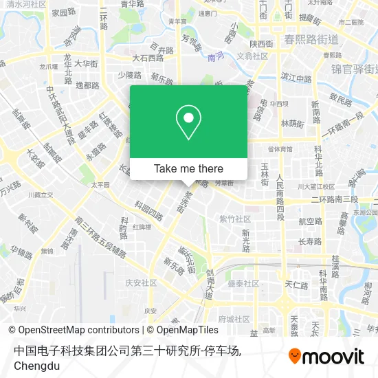 中国电子科技集团公司第三十研究所-停车场 map