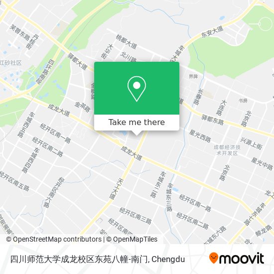 四川师范大学成龙校区东苑八幢-南门 map
