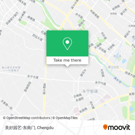 美好园艺-东南门 map