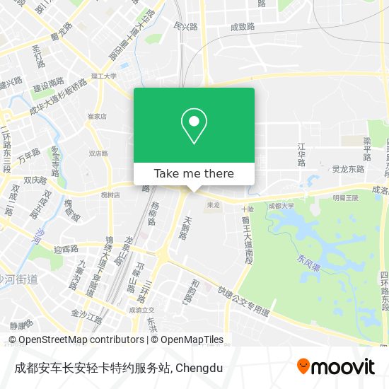 成都安车长安轻卡特约服务站 map