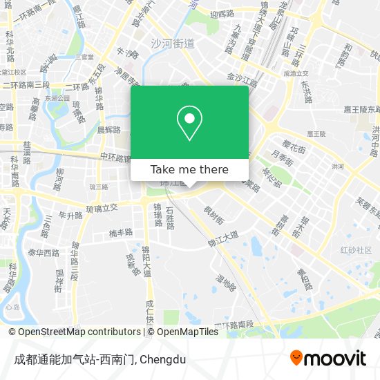 成都通能加气站-西南门 map