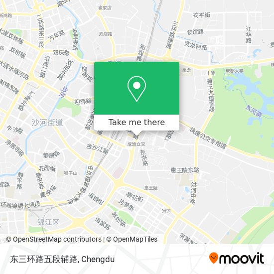 东三环路五段辅路 map
