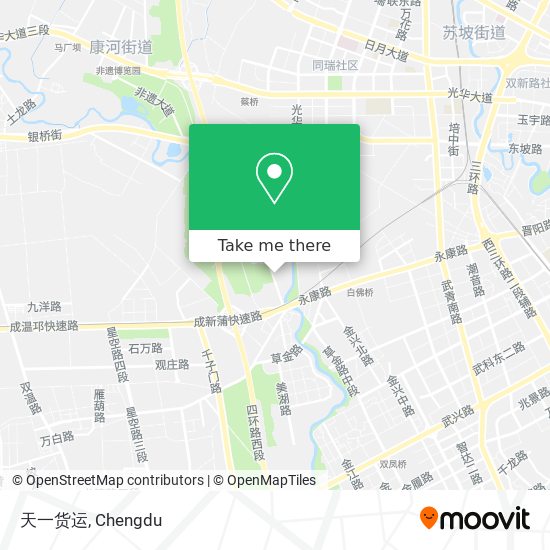 天一货运 map