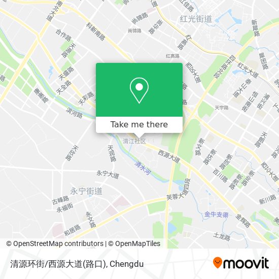 清源环街/西源大道(路口) map