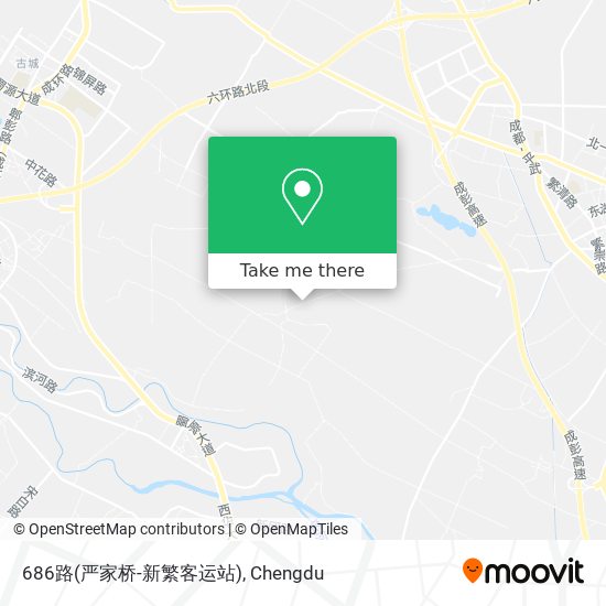 686路(严家桥-新繁客运站) map