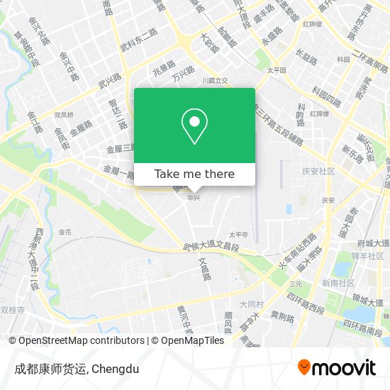 成都康师货运 map