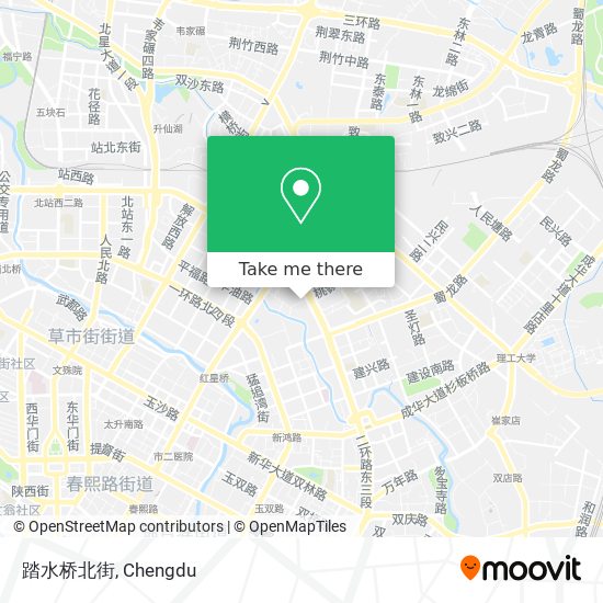 踏水桥北街 map