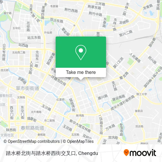 踏水桥北街与踏水桥西街交叉口 map