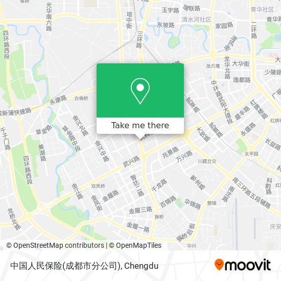 中国人民保险(成都市分公司) map