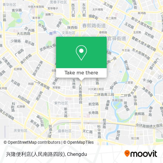 兴隆便利店(人民南路四段) map