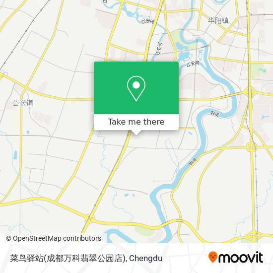 菜鸟驿站(成都万科翡翠公园店) map
