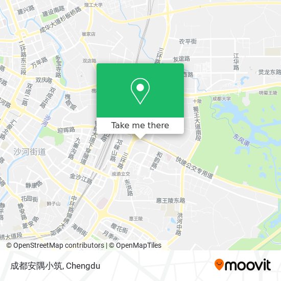 成都安隅小筑 map