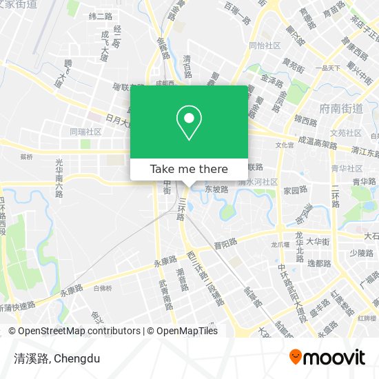 清溪路 map
