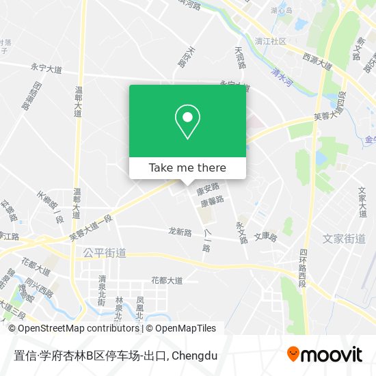 置信·学府杏林B区停车场-出口 map