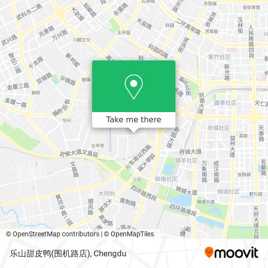 乐山甜皮鸭(围机路店) map