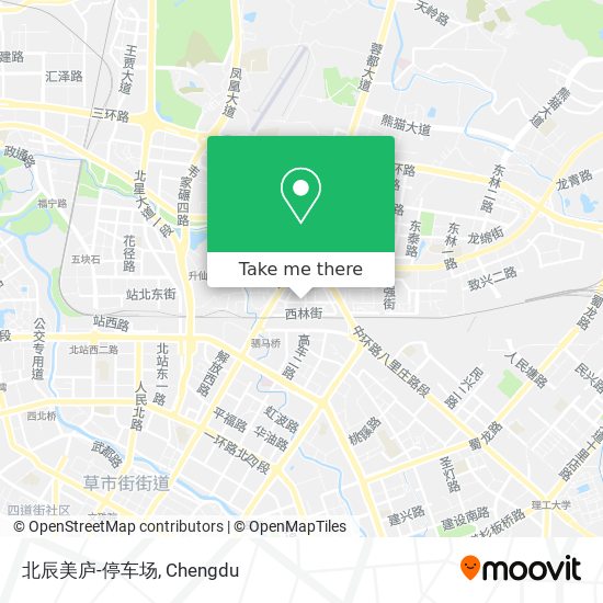 北辰美庐-停车场 map