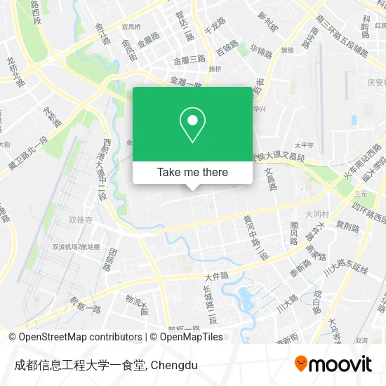 成都信息工程大学一食堂 map