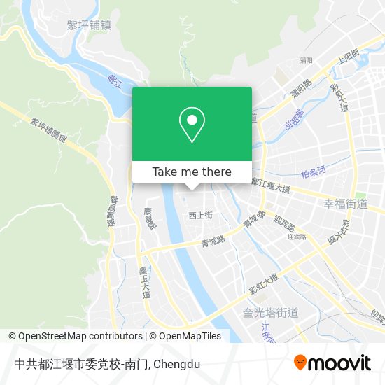 中共都江堰市委党校-南门 map