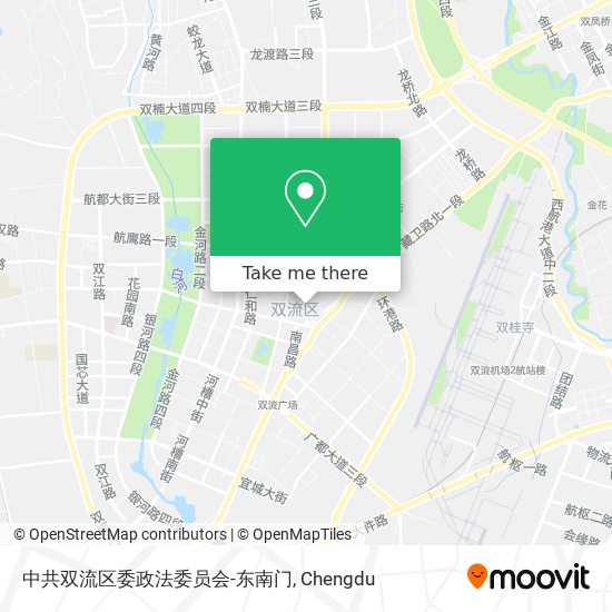 中共双流区委政法委员会-东南门 map