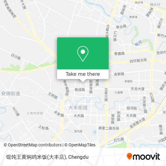 馄饨王黄焖鸡米饭(大丰店) map