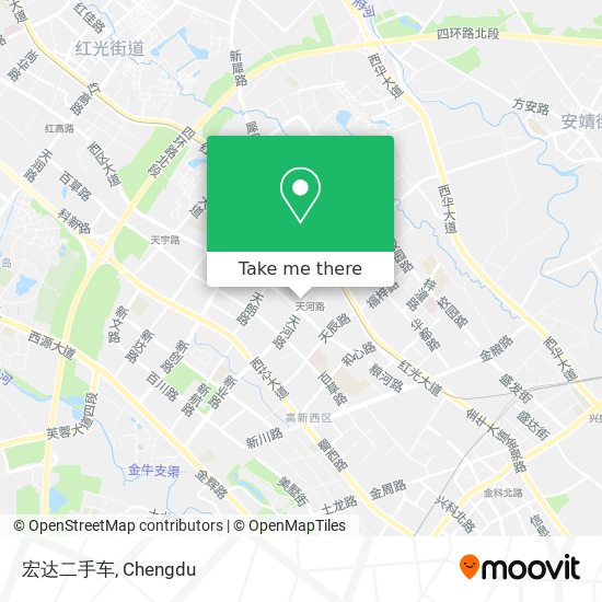 宏达二手车 map