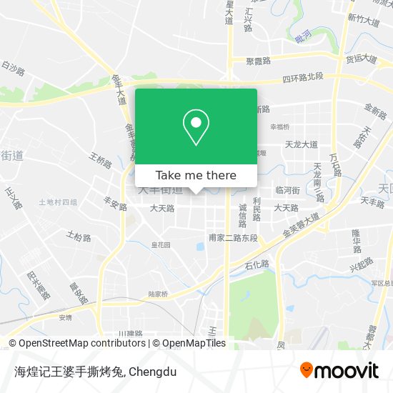 海煌记王婆手撕烤兔 map