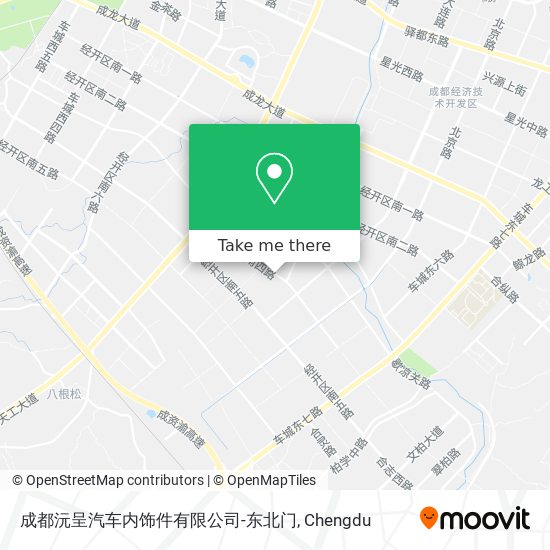 成都沅呈汽车内饰件有限公司-东北门 map
