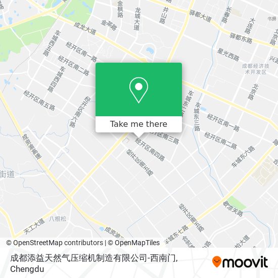 成都添益天然气压缩机制造有限公司-西南门 map