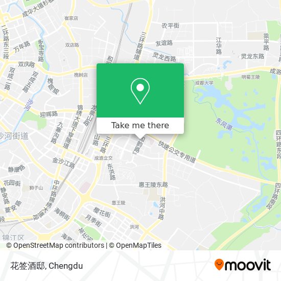 花签酒邸 map