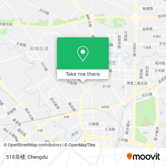 518茶楼 map