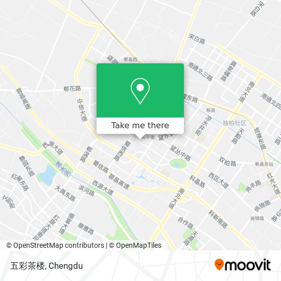 五彩茶楼 map