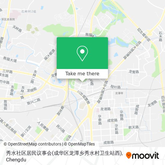 秀水社区居民议事会(成华区龙潭乡秀水村卫生站西) map