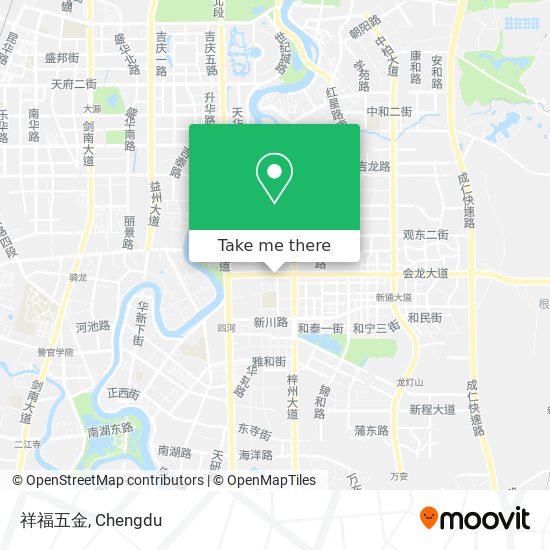 祥福五金 map