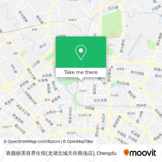 香颜丽美容养生馆(龙湖北城天街商场店) map