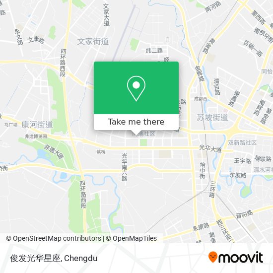 俊发光华星座 map