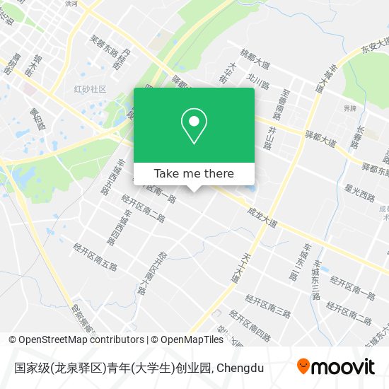 国家级(龙泉驿区)青年(大学生)创业园 map