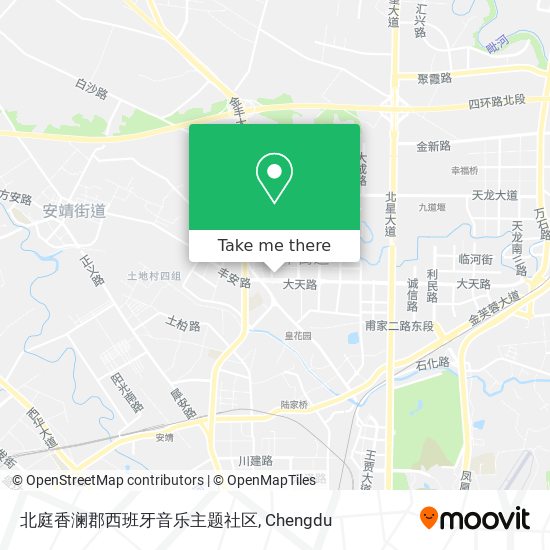 北庭香澜郡西班牙音乐主题社区 map