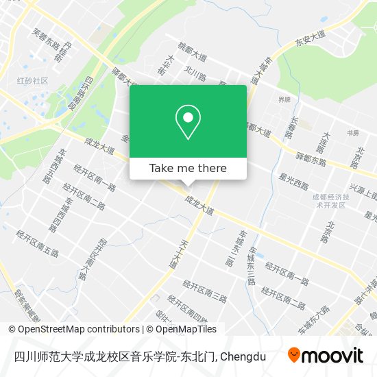 四川师范大学成龙校区音乐学院-东北门 map