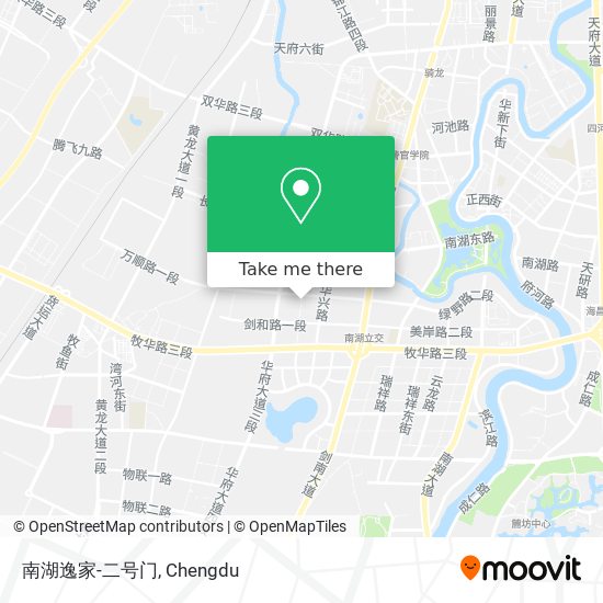 南湖逸家-二号门 map