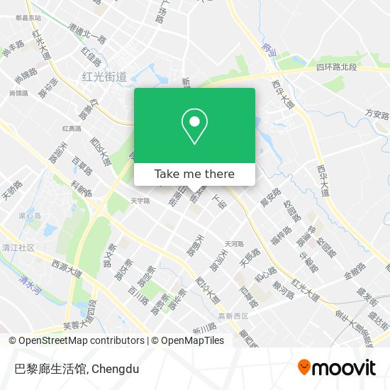 巴黎廊生活馆 map