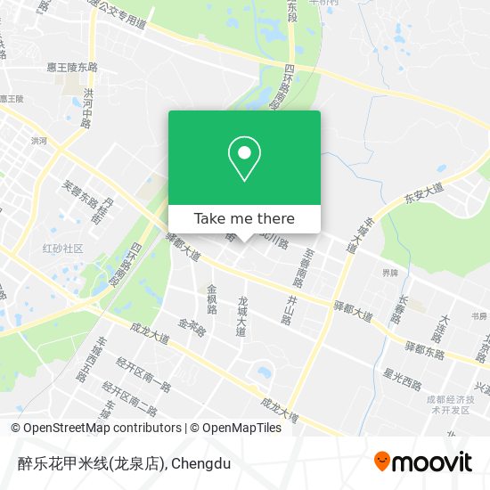 醉乐花甲米线(龙泉店) map