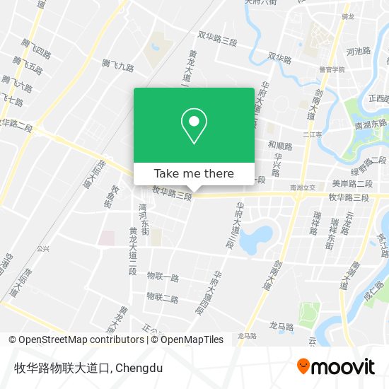 牧华路物联大道口 map