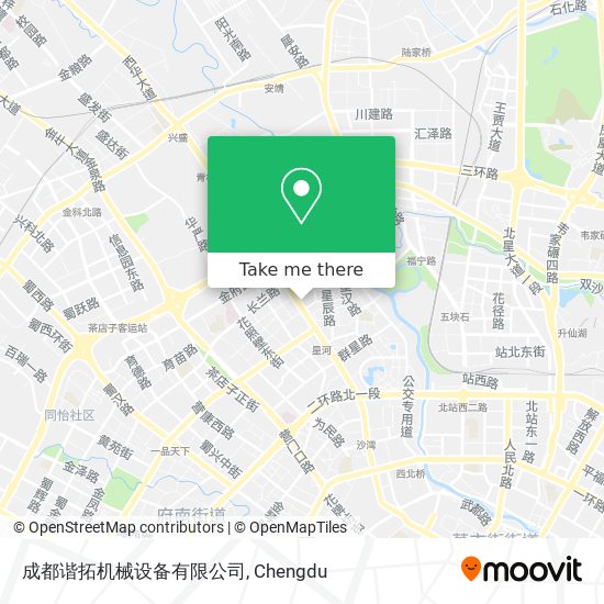 成都谐拓机械设备有限公司 map