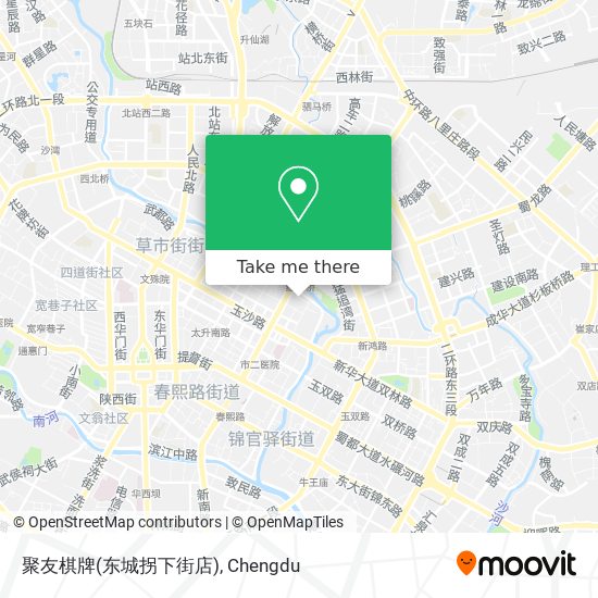 聚友棋牌(东城拐下街店) map
